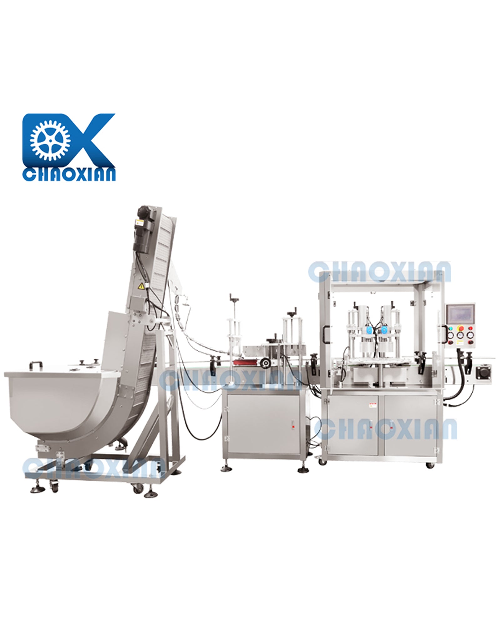 Automatic Vacuum Twist Off Capping Machine for Glass Bottle, Jar